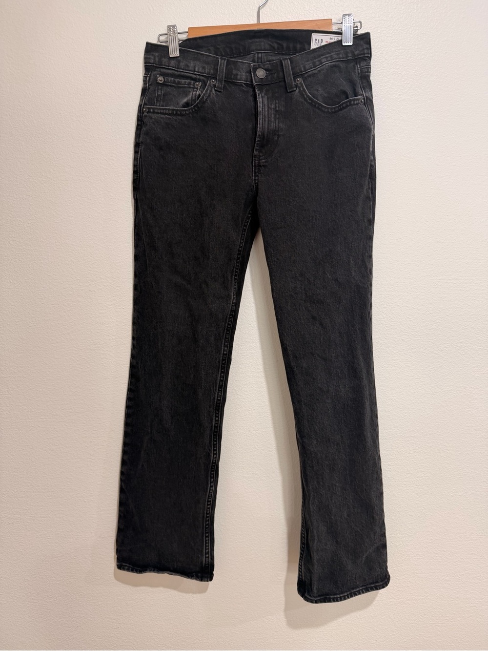 GAP Relaxed Straight Mid Rise Jeans black 26/2